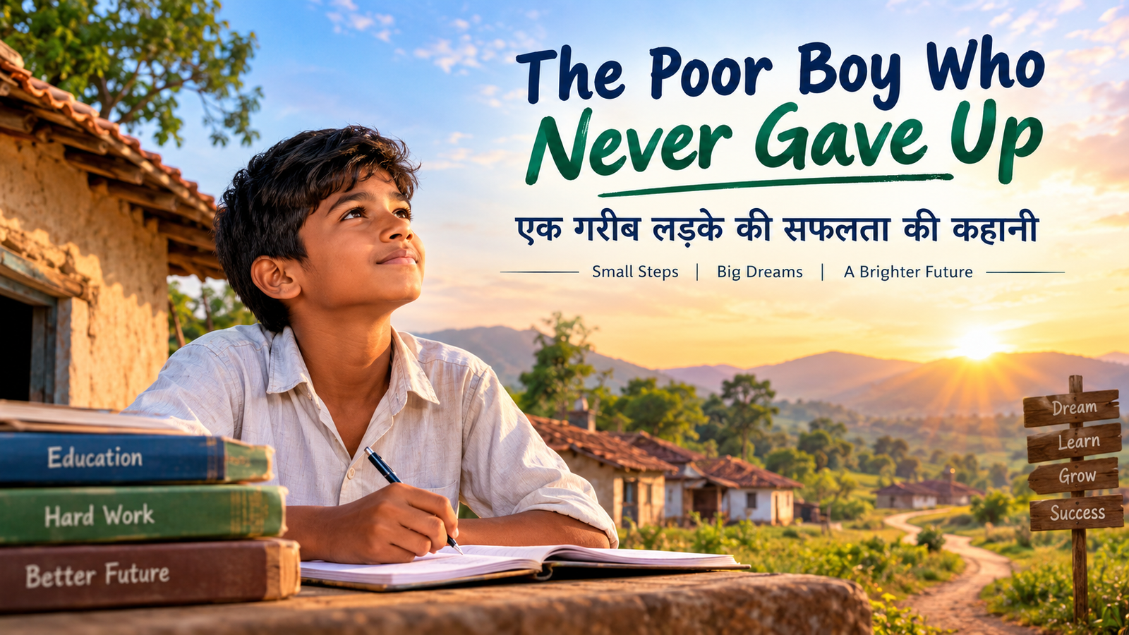 The Poor Boy Who Never Gave Up – एक गरीब लड़के की सफलता की कहानी